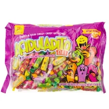 Aciduladito De La Rosa Mexican Sour Chewy Candy With Chili 100 Pieces