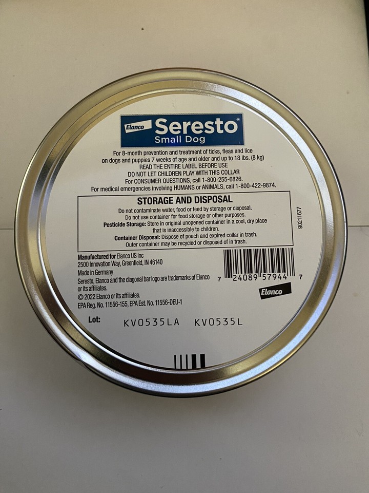 Elanco Seresto Flea & Tick Collar Treatment for Dogs Under 18 lbs