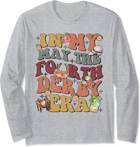 In My May The Fourth Derby Horse Racing 2024 Long Sleeve Tshirt