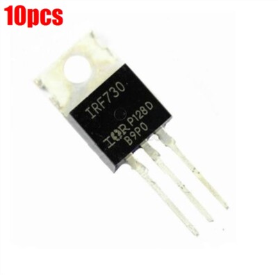 5 Pezzi MOSFET IRF730 N-Channel 400V 5.5A TO-220 - International Rectifier