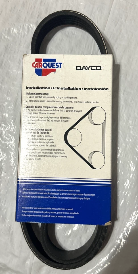 Belt Serpentine Belt 34.06 Long, 5050340 - 5 Rib Count for ASUNA GT 1993 Foto 2 de 3