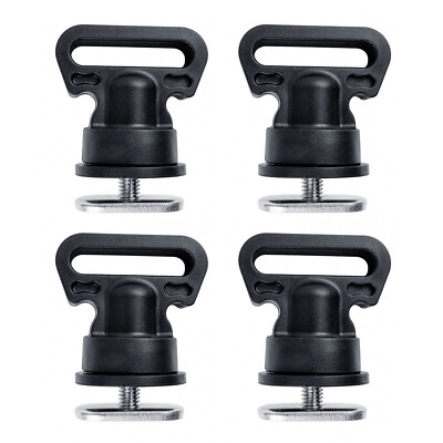 YakAttack Track Mount Vertical Tie Down - Kayak Fishing GearTrac Compatible Anchor Point In Multiple Colors