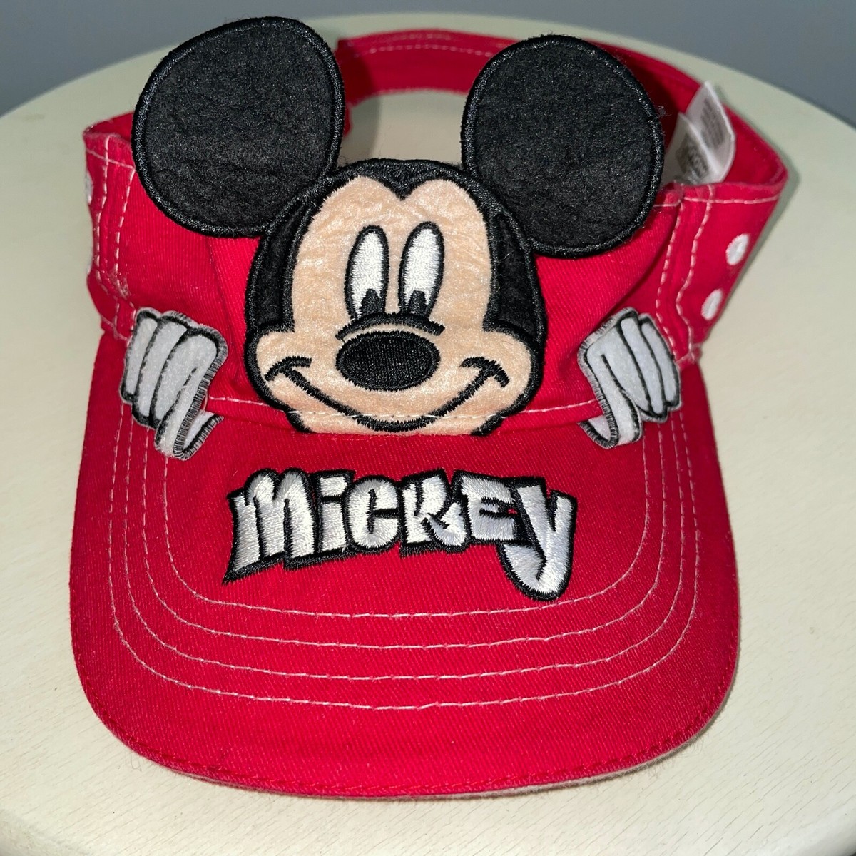 Vintage EUC Walt Disney World Mickey Mouse Ears Kids Red 