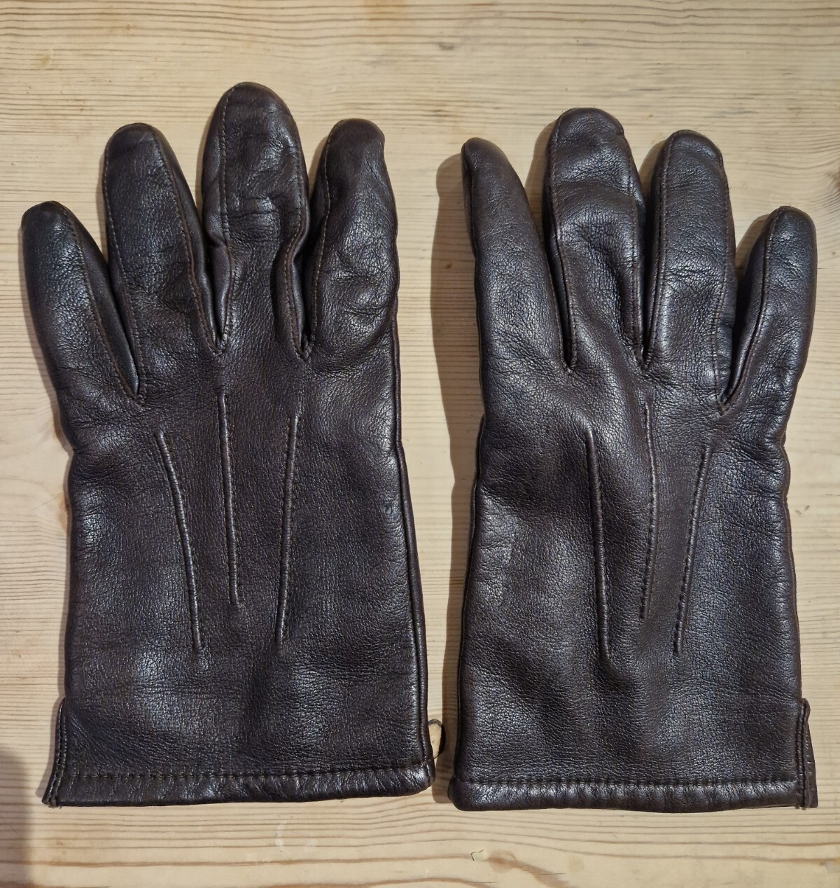 JOHN LEWIS Mens Black LEATHER GLOVES Size LARGE Lambnappa Leather eBay