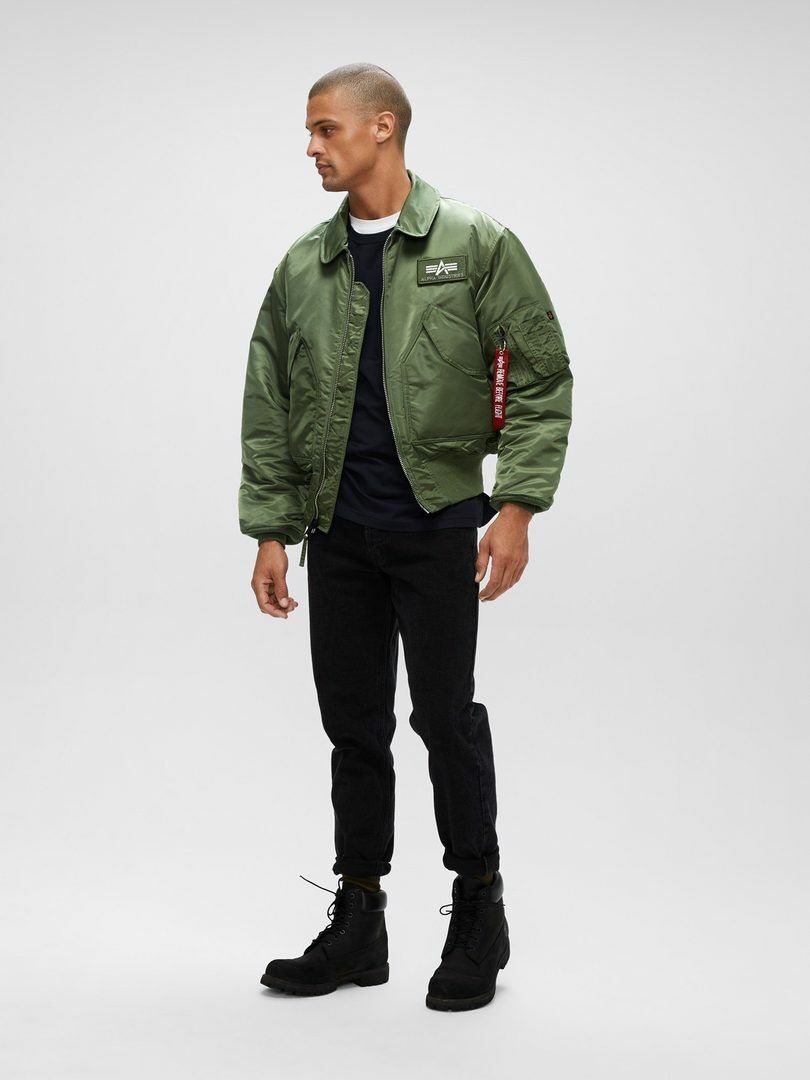 Alpha Industries CWU 45/P Flight Jacket Black,Sage,Replica Alpha Industries CWU 45/P Flight Jacket Black,Sage,Replica