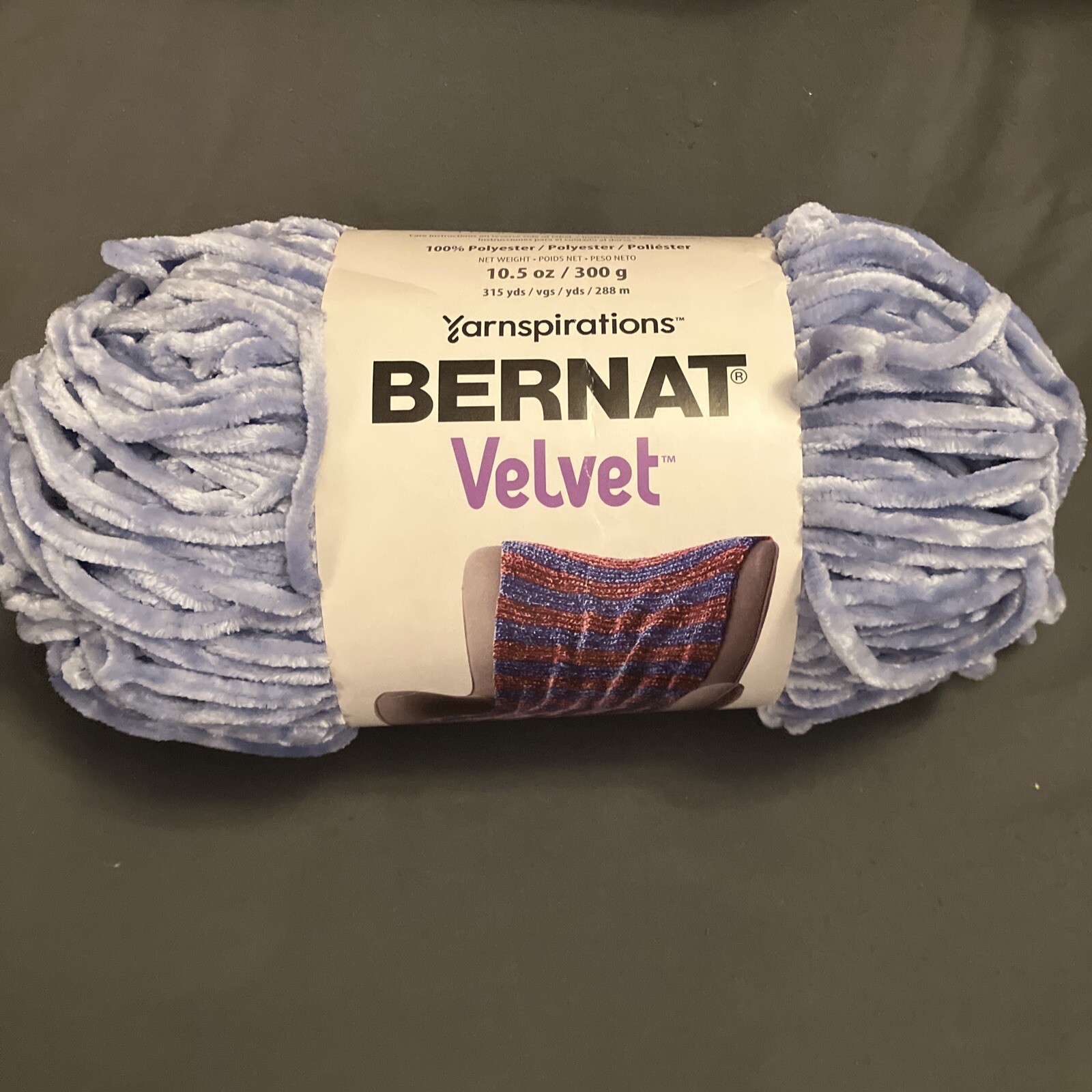 Bernat Velvet “Smokey Blue” 10.5 Yarn Bulky eBay