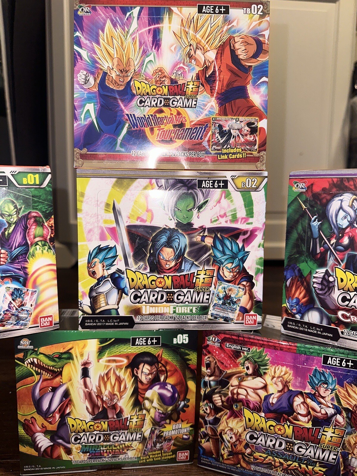 Dragon ball super card game booster box Lot eBay