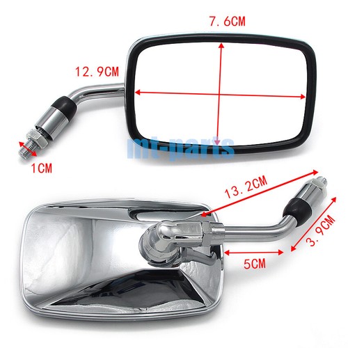 Rear view mirror for Honda VT250 Magna 250 1995-1997 / VF1100C Magna 1983-1986 - Picture 2 of 7