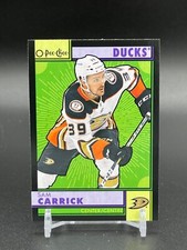 2022-23 OPC Hockey Black Border Parallel Retro #403 Sam Carrick - Anaheim Ducks