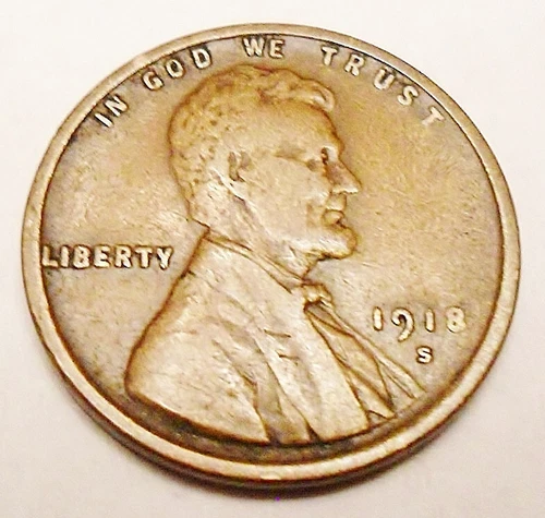 1918 S Lincoln Wheat Cent / Penny   *VF - VERY FINE*    **FREE SHIPPING**