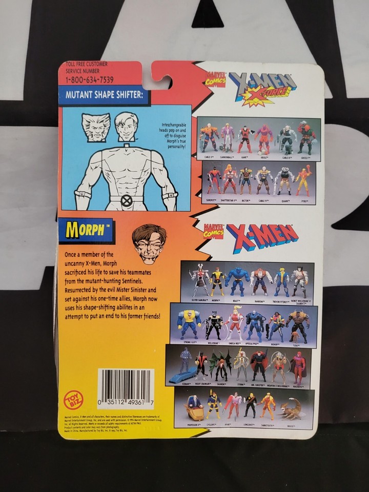 Morph Mutant Shape Shifter 1994 XMen MARVEL COMICS Legends Toy Biz NEW