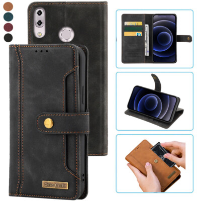 Asus Zenfone 5 ZE620KL Notebook Style Card Case,Leather Magnetic Flip Phone Case