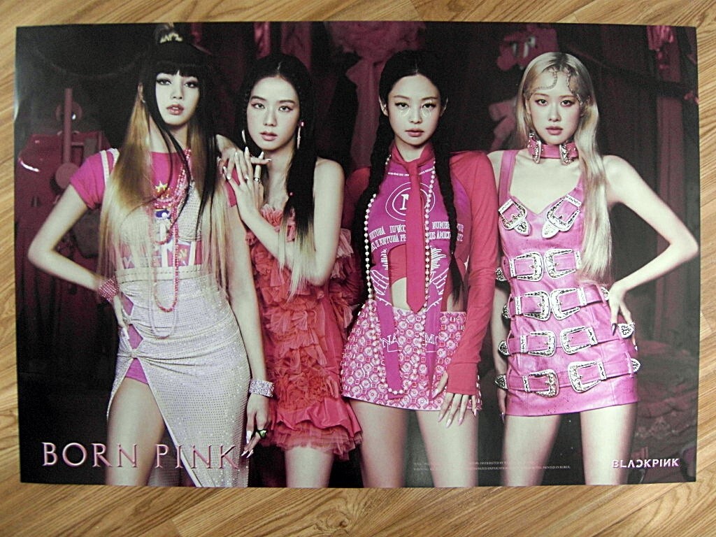 K-POP・アジア BLACKPINK BORNPINK S BLACKPINK - BORN PINK (TYPE A) [ORIGINAL POSTER] *NEW* K-POP | eBay