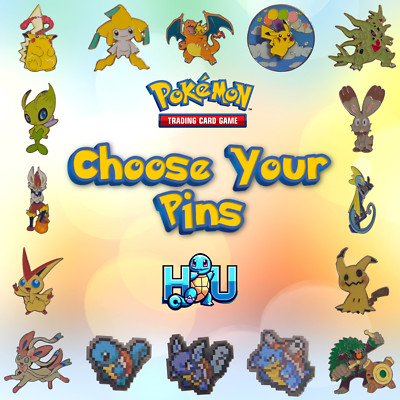 Official Pokemon TCG Enamel Pins - Choose Your Pin - Lots of Sets & Variations