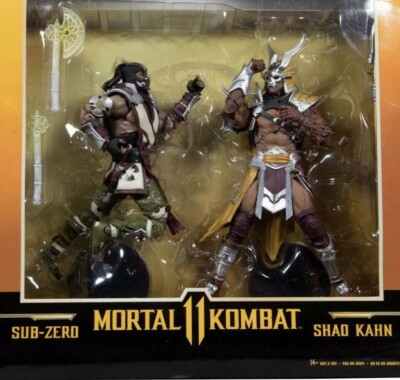 McFarlane Toys Mortal Kombat Actionfiguren Set Sub-Zero & Shao Kahn RaR