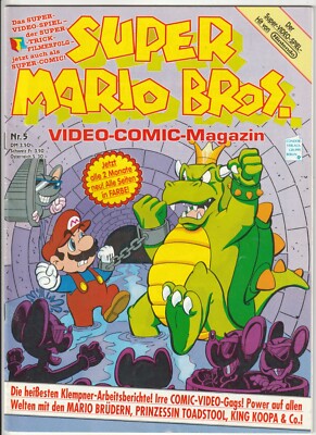   SUPER MARIO BROS. COMIC-MAGAZIN #5, Condor/Nintendo 1991 COMICHEFT Z1/1-