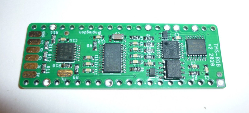 TMS-RGB module - Convert systems using TMS9928A and TMS9929A (eg TI99/4A) to RGB