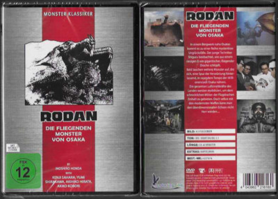 Monster Klassiker   RODAN  Die fliegenden Monster von Osaka   (DVD)  NEU  OVP