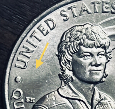 Ghost Comet Error  SEE PICTURES  2022 D W/ DD Obverse Dr. Sally Ride Quarter