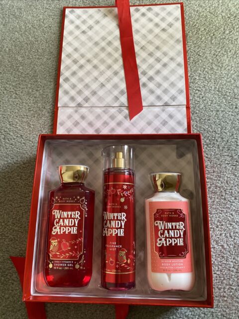 Authentic Bath & Body Works Christmas Gift Set 3 PC Winter Candy 