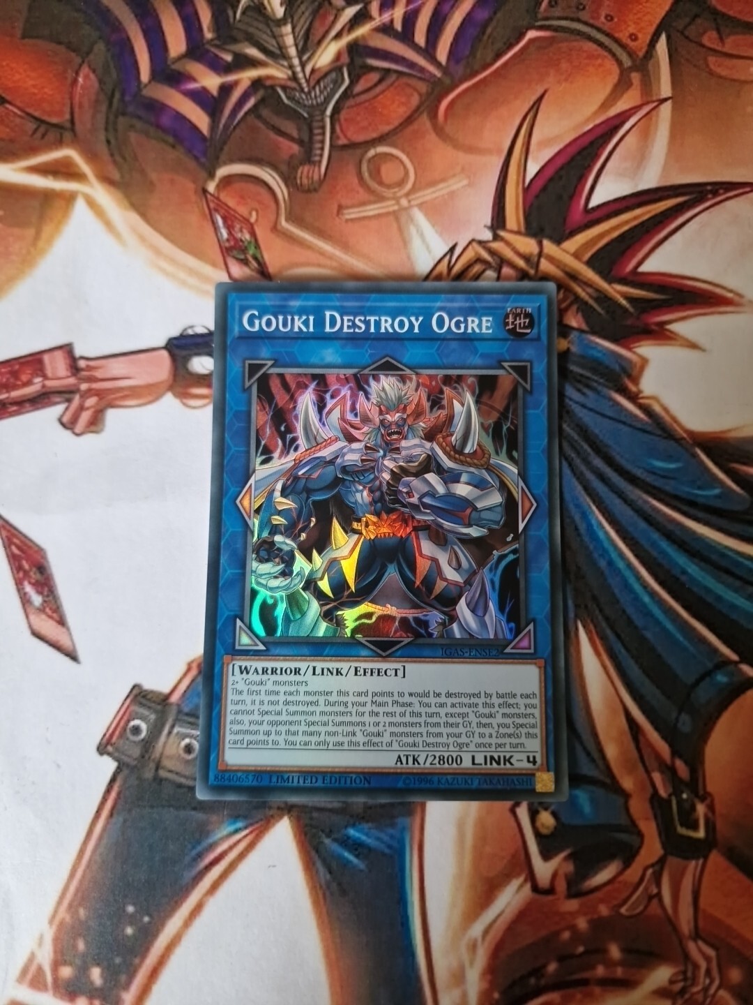 IGAS-ENSE2 Gouki Destroy Ogre Super Rare Limited Edition YuGiOh Card