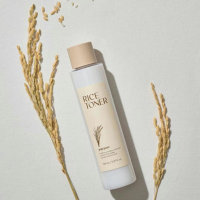 POP PURE Reiswasser 150 ml, Feuchtigkeitsspendend, Koreanische Kosmetik, Kbeauty, Probe