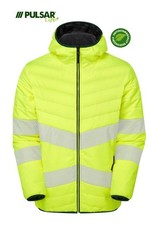 Pulsar® Life Sustainable Recycled Fabric Yellow Reversible Women's Puffer Jacket