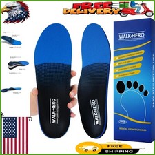 Premium Foam Arch Support Insoles for Everyday Use - Relieve Heel Pain Fatigue