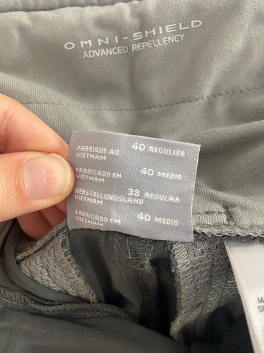 Columbia Womens Gray Omni Shield Convertible Zip Off Pants Size 8 Regular - Picture 7 of 9