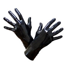 Latex Short Gloves 0.4 mil Anatomical Fit