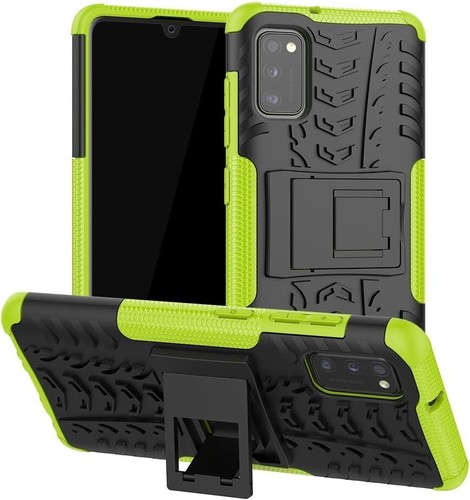 FOR SAMSUNG GALAXY A41 CASE SHOCKPROOF HEAVY-DUTY HYBRID STAND COVER + PROTECTOR - Picture 2 of 6