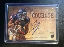# 53/70 2012 Topps Valor Alshon Jeffery Courage Rookie Auto RC Autograph Bears