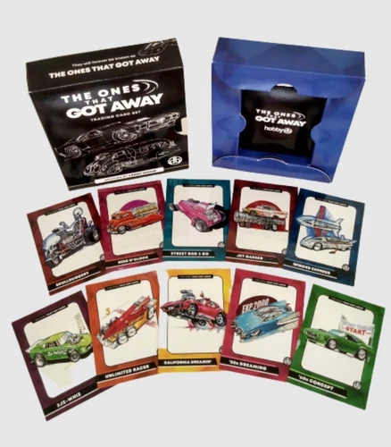 Hot Wheels Larry Wood “The Ones That Got Away” Set of 10 Trading Cards