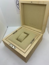 BLANCPAIN Wooden beige watch box scatola orologio boite montre caja reloj uhren