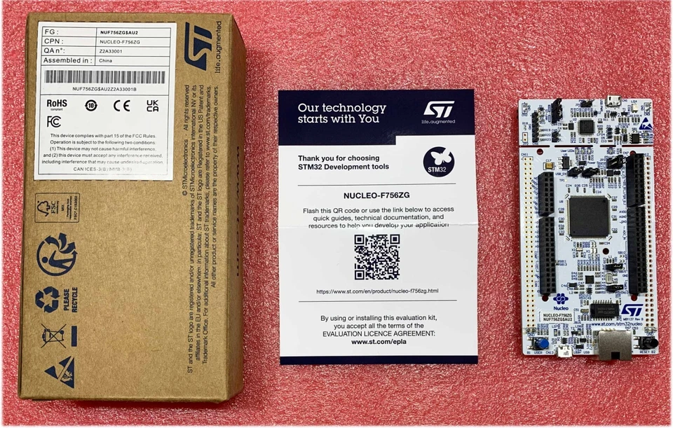 NUCLEO-F756ZG - STM32F756ZGT6 Nucleo-144 Dev Board w/ Arduino™ Uno V3 Expansion - Image 3 of 3