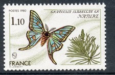 TIMBRE FRANCE FRANCE N° 2089 ** NATURE PAPILLON FAUNE