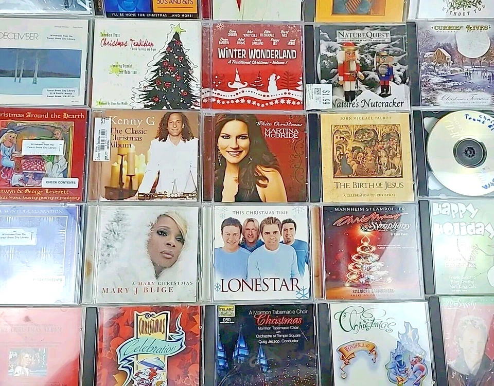 Lot of 50+ CHRISTMAS HOLIDAY CDs Pop Rock Jazz Classical Country Kids  - Image 2 of 4