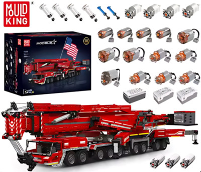 Mould King 17008 APP Remote Controlled Lifting Crane RC Building Blocks 8506 Pcs