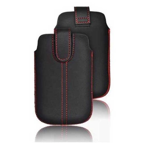 FORCELL NEW CUSTODIA FONDINA CHIC CASE FODERO UNIVERSAL SLIM SZ1 BLACK 78B177A - Foto 2 di 4