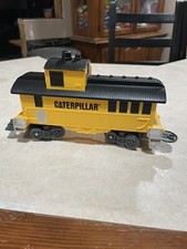 CAT Caterpillar Construction Express Train Caboose Toy Plastic Model