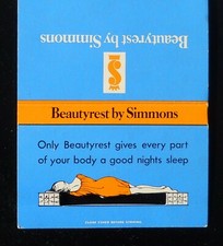 1960s? KNOTHOLE SLEEPING GIRL Beautyrest by Simmons a Good Nights Sleep Mattress
