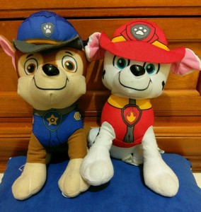 paw patrol plush set