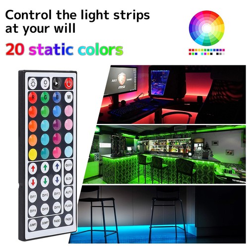 44 Key IR Remote Controller RGB Control Box DC 12V For LED 3528/5050 Strip Light - Picture 11 of 11