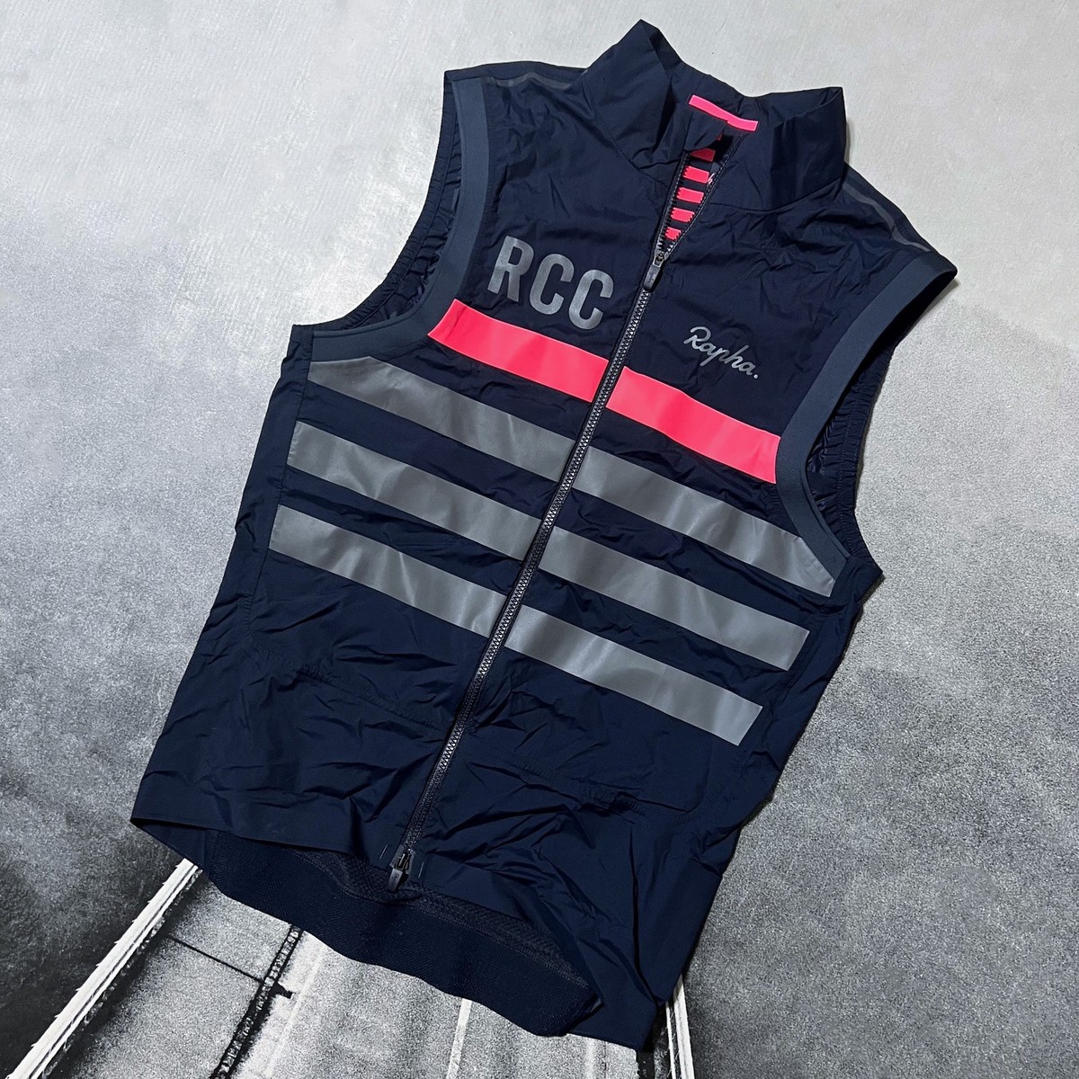 ウェア Rapha RCC Pro Team Lightweight Gilet Rapha Size S Men's RCC Pro Team Lightweight Gilet Small Dark Navy