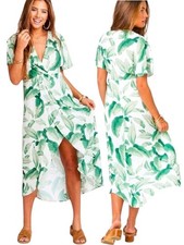 SHOW ME YOUR MUMU Get Twisted Palmtini Maxi Dress - Size XS