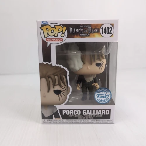 Funko Pop! Attack on Titan Porco Galliard #1402 Special Edition with Protector