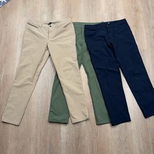 Bundle Of 3 Lulu Lemon ABC Golf Chino Pants - All Size 34”