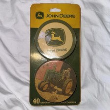 John Deere Coasters Recharge pour Silo Distributeur Absorbant Boissons Lot de 40 Neuf