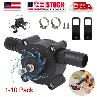 #ad #ad Hand Electric Drill Drive Self Priming Pump Water Oil Fluid Transfer Pumps Tools $55.54
