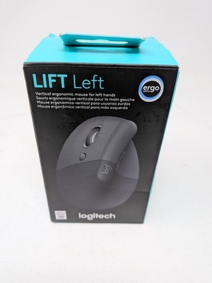 Logitech Lift LEFT Wireless Vertical Mouse Ergonomic Bluetooth Windows MacOS